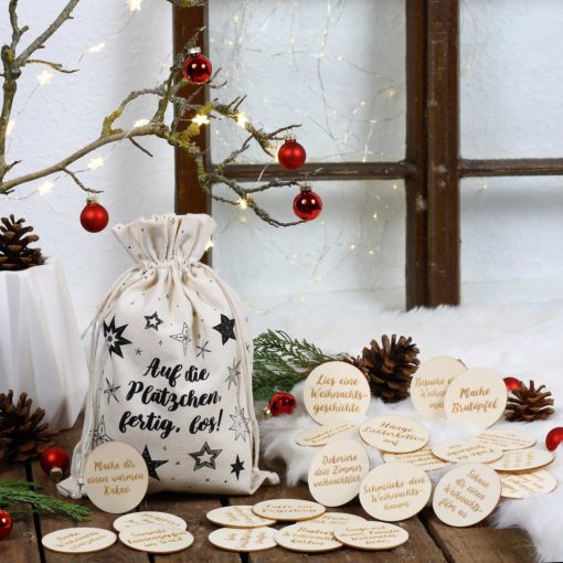 Adventskalender - Weihnachtsaufgaben auf Holztalern – Bild 2
