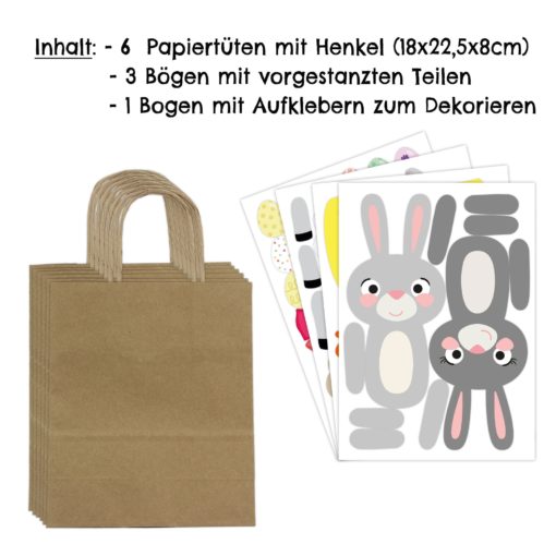 XXL Ostertüten - Hase, Schaf und Huhn – Bild 3