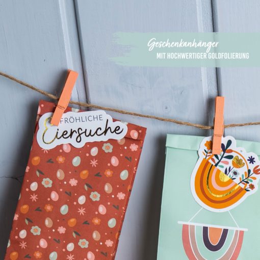Tüten bedruckt mit Anhängern - Boho – Bild 4