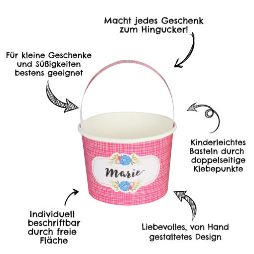 Osterbecher mit Henkel - bunt – Bild 2